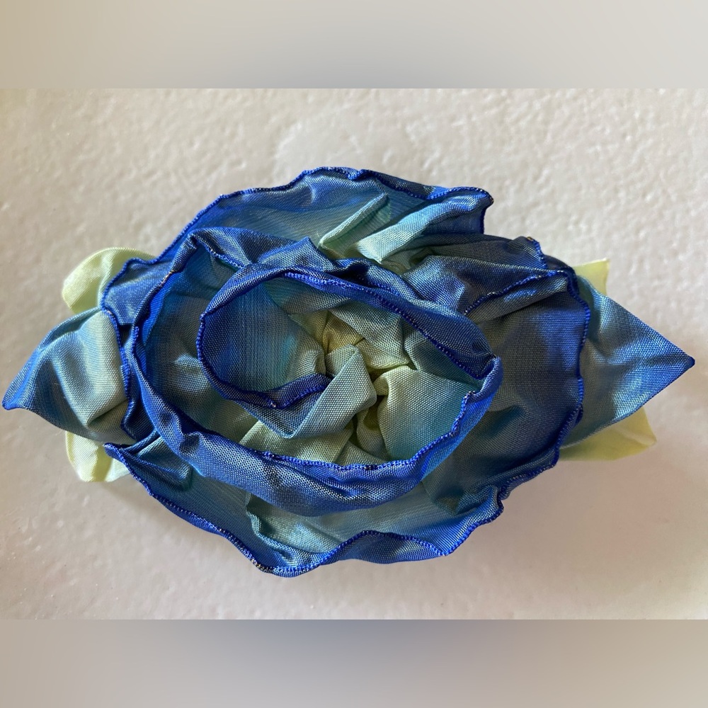 Satin Rose Barrette